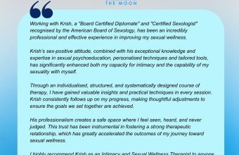 Testimonial: Krish’s sex-positive attitude, combined with his exceptional knowledge…